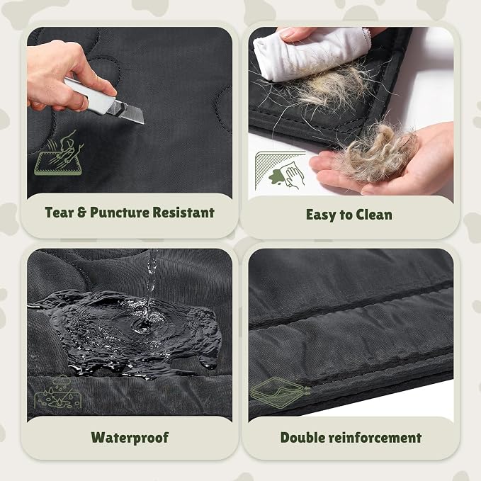 Chew Proof Dog Crate Pad, Indestructible Durable Dog Crate Mat, 28"x47" | Dog Bed For Aggressive Chewers, Waterproof, Machine Washable, For Large Dogs, Tough Indoor Outdoor Kennel Pad, X-Large - Image 3