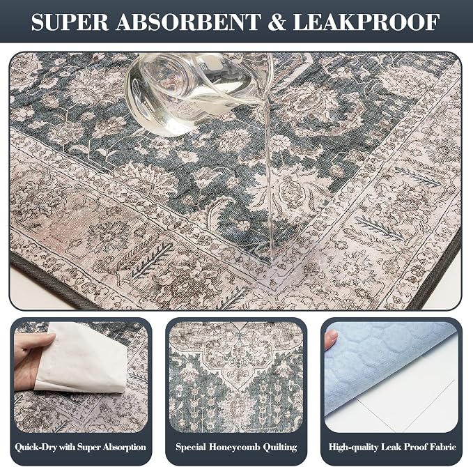 Thicken Super Absorbent Reusable, Washable Pee Pads for Dogs - 2 Pack, 36x48 Non-Slip Leakproof Potty Pads for Floor, Crate & Couch - Image 2