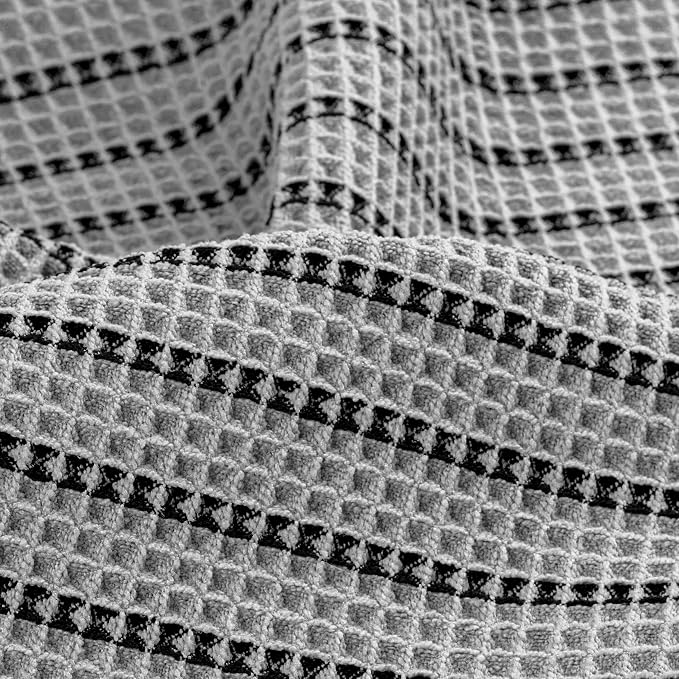 POLYTE 430 GSM Microfiber Oversize Quick Dry Lint Free Bath Towel, 60 x 30 in, 4 Pack (Waffle Weave) - Image 7