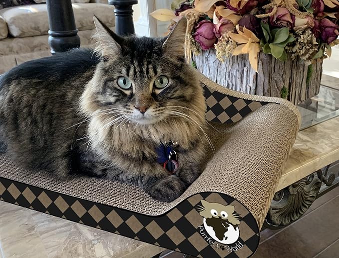 Cat Scratcher - Lounge - Checker Board - 2 Pack - Image 3