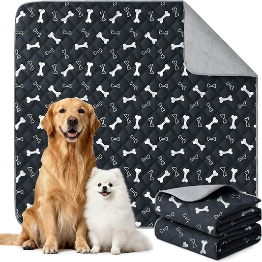 Eterish Reusable Washable Pee Pads for Dogs Large/Extra Large 36'' x 41'' 2 Pack, Absorbent Pet Puppy Dog Training Pads Non-Slip, Waterproof Whelping Potty Pads for Dogs Leak-Proof by Eterish