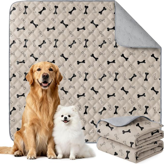 Eterish Reusable Washable Pee Pads for Dogs Large/Extra Large 36'' x 41'' 2 Pack, Absorbent Pet Puppy Dog Training Pads Non-Slip, Waterproof Whelping Potty Pads for Dogs Leak-Proof by Eterish