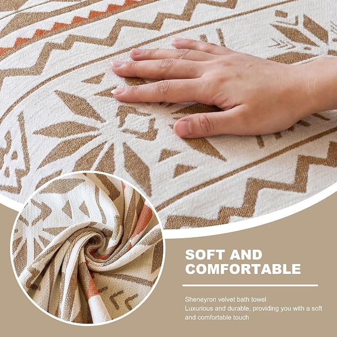 Couch Cover for Dogs Washable Sofa Cover, Sectional Couch Covers, Sofa Covers for 2 Cushion Couch, Non Slip Stripe Sofa Slipcovers Furniture Protector (Khaki Orange, 91 * 102) - Image 4