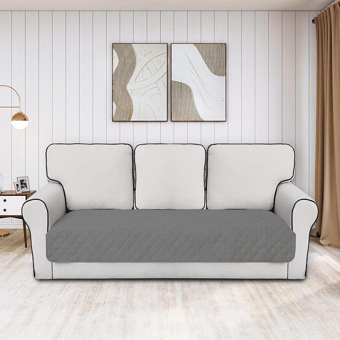 Easy-Going 100% Waterproof Dog Bed Cover, Non-Slip Pet Blanket for Furniture, Washable Couch Cover, Repleasement Sofa Cover (40X50 in, Grey) - Image 2