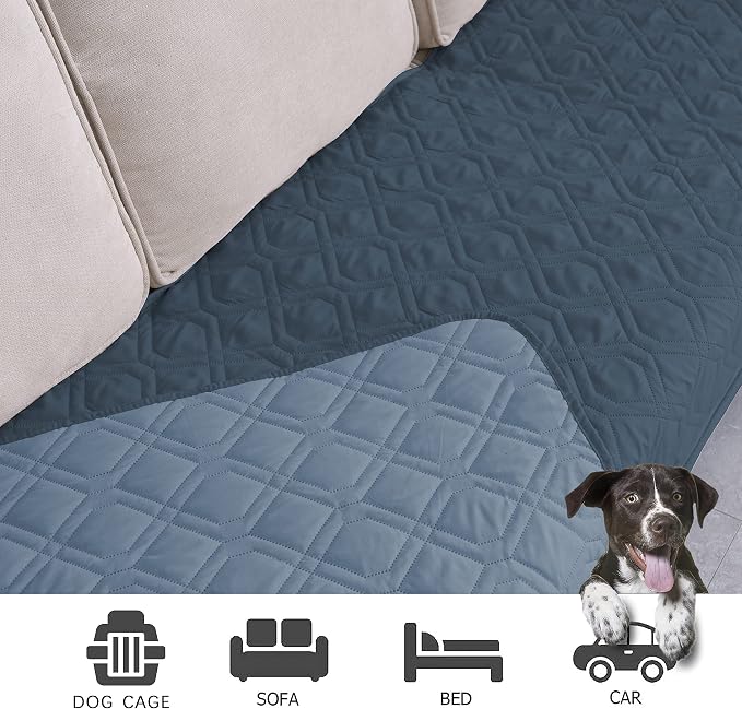 Ameritex Waterproof Dog Bed Cover Pet Blanket for Furniture Bed Couch Sofa Reversible - Image 3