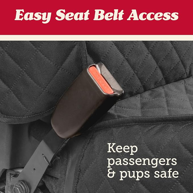 Lusso Gear Dog Car Seat Cover for Front Seat (2 Pack) - 100% Waterproof, Nonslip - Full Protection for Passenger Chair, Captain Chairs - Rear Seat Protector for Dogs - Fits Cars, Trucks, SUVs - Image 5