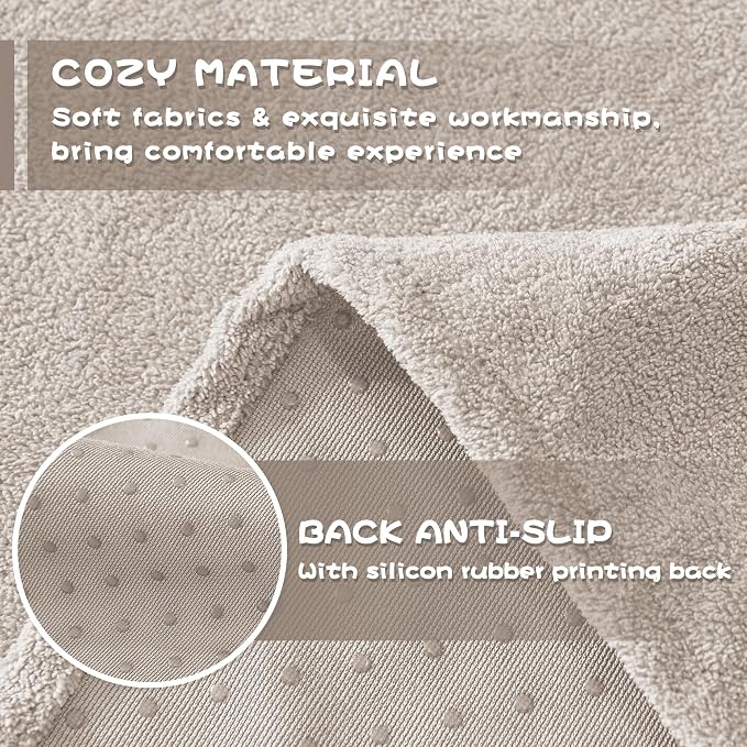 MYSKY HOME Couch Cover Sofa Covers for 1 Cushion Couch Dog Couch Cover Protector for Sectional Sofa Covers Couch Protector Modern Sofa Towel for Living Room, 71" x 91", Oat - Image 5