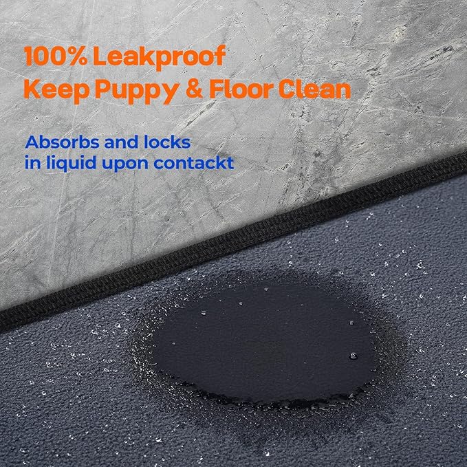 Sunsleek Washable Dog Pee Pads Extra Large 36"x72" – 2 Pack Super Absorbent, Non-Slip, Reusable Puppy Pads for Playpen, Crate, Floor, Waterproof Pet Training Mats for Quick-Dry Whelping Pads - Image 3