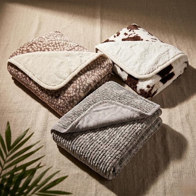 Waterproof Dog Blanket for Cats & Dogs, Washable Couch Cover, Reversible Furniture Protector Blanket, Large Soft Sherpa Fleece, Couch Protector, Pet Throw Blankets, 60" x 70" - Image 9