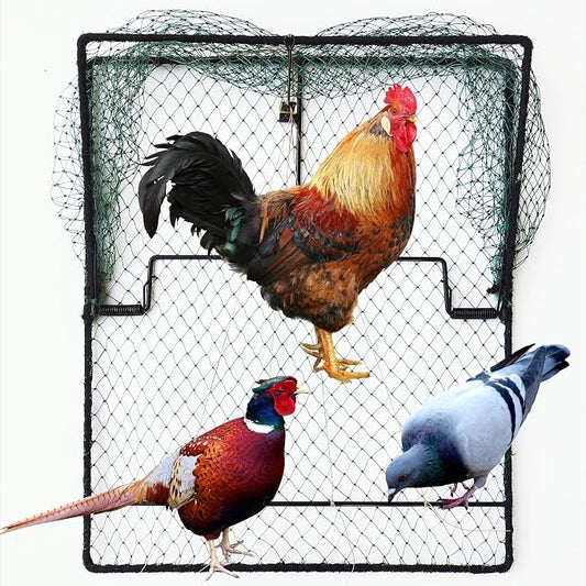 Bird Trap Pigeon Quail Live Animal Control Spring Starling Chicken Snares for Trapping by Unknown