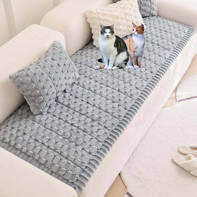 Pet Couch Cover Washable Sofa Protector Covers for Dogs Non Slip Dog Mat | Thick Flannel & Anti-Slip Backing, Protects Furniture from Pet Hair, Dirt and Messes, Fits Leather & Fabric Sofa and Loveseat - Image 5