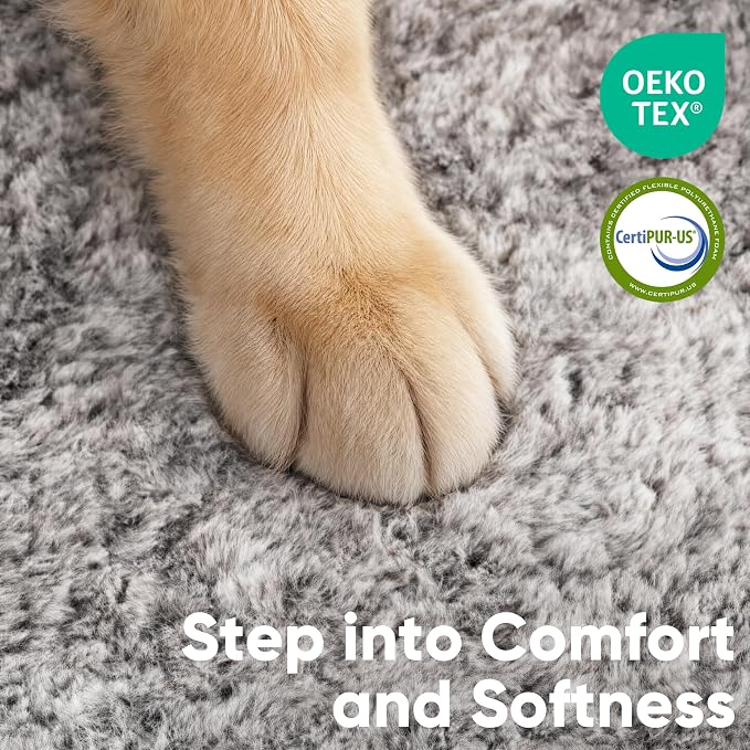 FUKUMARU Large Thickened Dog Couch Bed, Orthopedic, Waterproof & Washable | Heavy Duty Dog Sofa with 4" Extra-Thick Egg-Crate Foam, Relieves Joint Pressure, Fully Removable, Fits Medium to Large Dogs - Image 8