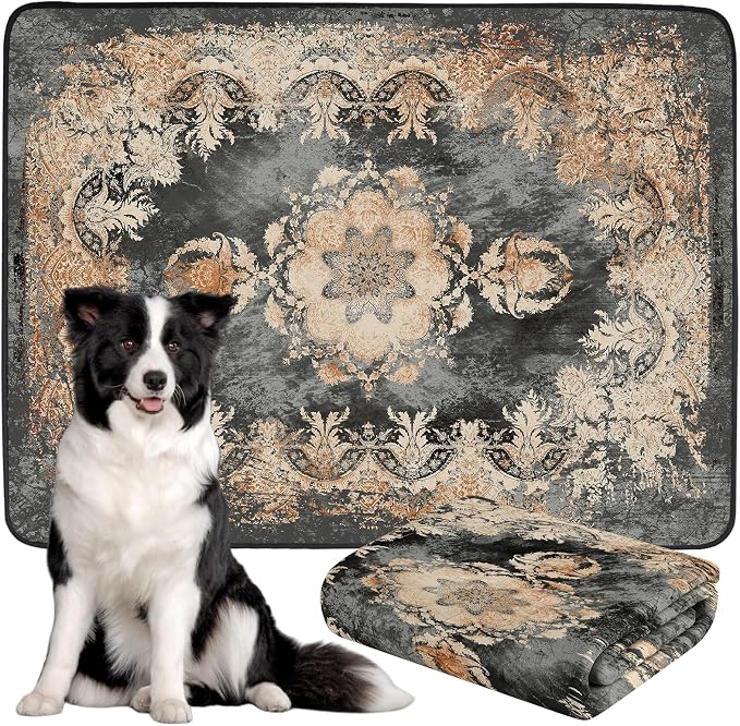 Dogcator Washable Pee Pads for Dogs, Reusable Dog Training Pads. 54''x72'' Super Absorbent Dog Rugs, Non-Slip and Leakproof Washable Pee Mat for Dogs, Large Whelping Pads for Crates and Floors by Dogcator