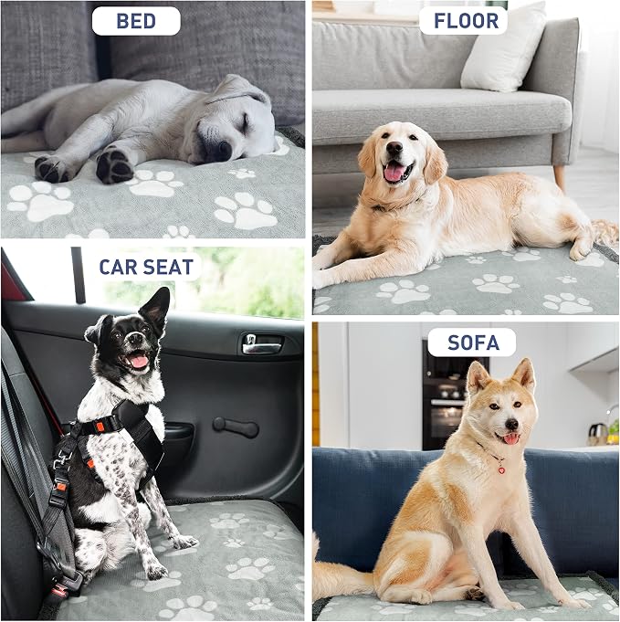 Kritter Planet Waterproof Reversible Pet Blanket for Small Dogs | 30 x 50 Inch, Washable Pet Protector for Sofa, Couch, Crates and Car Seats, Guards Against Fur, Dirt and Everyday Spills - Image 6