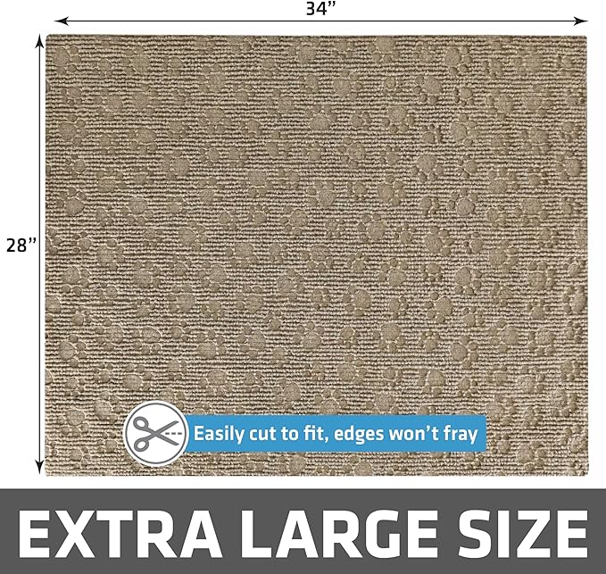 Drymate Cat Litter Box Mat, Litter Trapping Mat, Tan, 28x34 XL | Waterproof, Urine-Proof, Absorbent, Machine Washable, Soft on Paws, Contains Mess, Protects Floors, Kitten Supplies, USA Made - Image 6