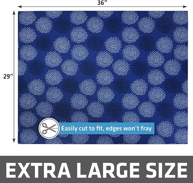 Drymate Cat Litter Box Mat, Litter Trapping Mat, Dark Blue, 29x36 XL | Waterproof, Urine-Proof, Absorbent, Machine Washable, Soft on Paws, Contains Mess, Protects Floors, Kitten Supplies, USA Made - Image 6