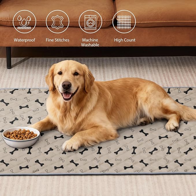 Eterish Reusable Washable Pee Pads for Dogs Large/Extra Large 36'' x 41'' 2 Pack, Absorbent Pet Puppy Dog Training Pads Non-Slip, Waterproof Whelping Potty Pads for Dogs Leak-Proof - Image 2