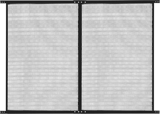 Guardian Steel Pet Grille Screen Door Protector for Dogs Pets Cats Scratch Protector Replacement RV Screen Door Guard Pet Proof Screen Door (Black, 48 Inch) by GuardianBuilt