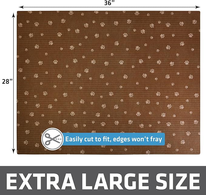 Drymate Cat Litter Box Mat, Litter Trapping Mat, Brown, 28x36 XL | Waterproof, Urine-Proof, Absorbent, Machine Washable, Soft on Paws, Contains Mess, Protects Floors, Kitten Supplies, USA Made - Image 6