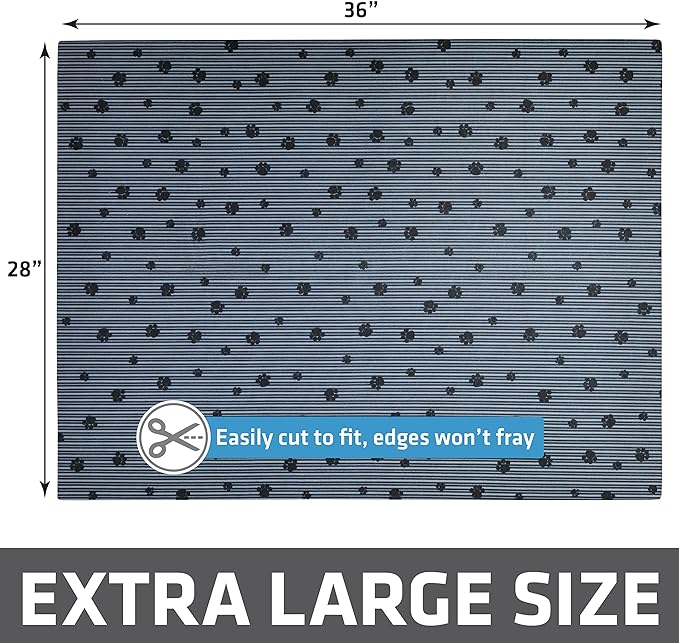Drymate Cat Litter Box Mat, Litter Trapping Mat, Dark Grey, 28x36 XL | Waterproof, Urine-Proof, Absorbent, Machine Washable, Soft on Paws, Contains Mess, Protects Floors, Kitten Supplies, USA Made - Image 6