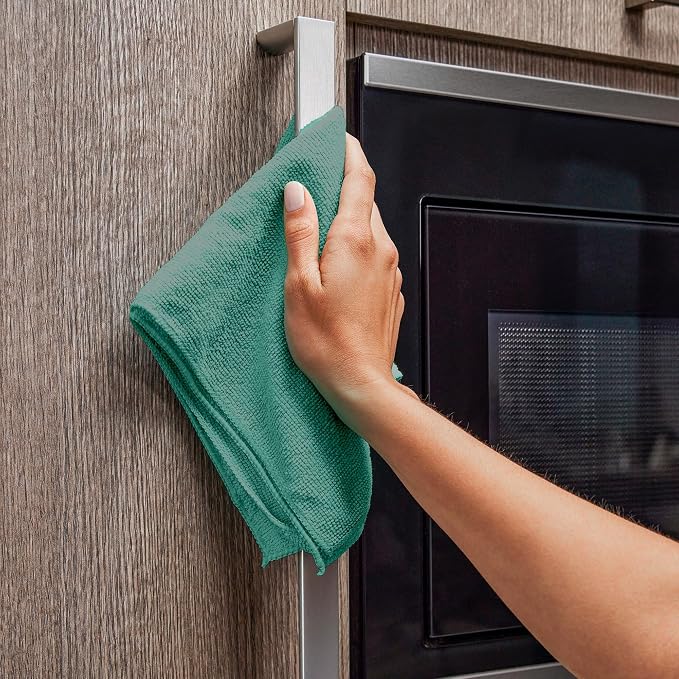 Microfiber Cleaning Cloths (Value Pack of 36) Size 16" x 16" Large, Highly Absorbent Cleaning Rags, Lint Free Towels, Reusable and Washable, Microfiber Towels for Cars - Image 8
