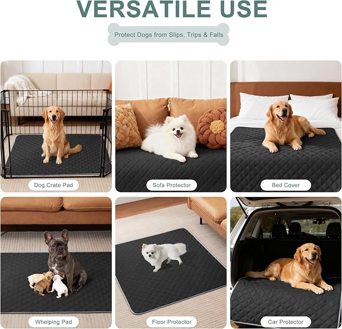 Eterish Reusable Washable Pee Pads for Dogs Large/Extra Large 36'' x 41'' 2 Pack, Absorbent Pet Puppy Dog Training Pads Non-Slip, Waterproof Whelping Potty Pads for Dogs Leak-Proof - Image 6