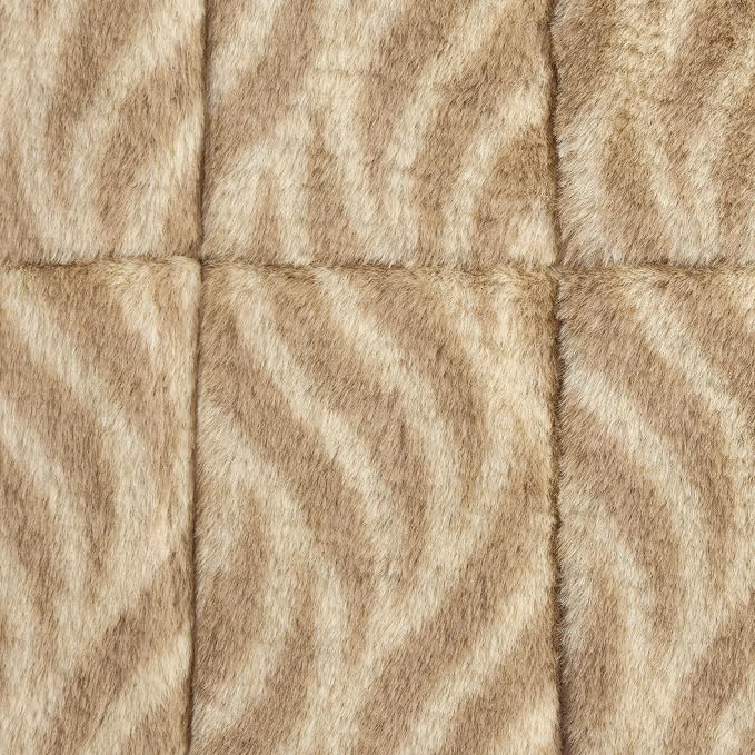 MidWest Homes for Pets QuiteTime Deluxe Wave Bolster Bed for Extra Large Dogs; Easily Machine Wash and Dry; Tan; 48"; 40248-WVTN - Image 7