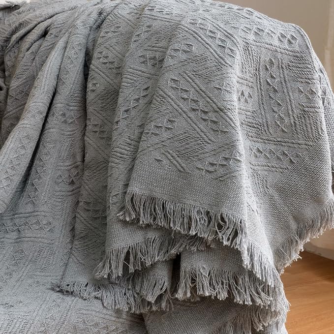HOMERILLA Sectional Couch Covers for Sectional Sofa L Shaped Sofa Cover Blanket 2 Pieces L Shape Furniture Protector for Pets Dogs (Light Grey, XX-Large) | Washable Fabric, Anti-Pet Hair, Stain & Wear Resistant, Multiuse Sofa Blanket Protector, Pet Fri... - Image 7