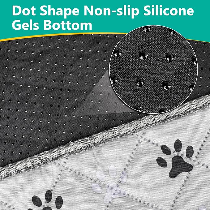FURWEY 5 Pack Large 36"X41"Washable Pee Pads for Dogs Super Absorbent Dog Training Pads Non-Slip Waterproof Pet Training Pads Mats Whelping Pads for Dogs Cats Puppy - Image 4