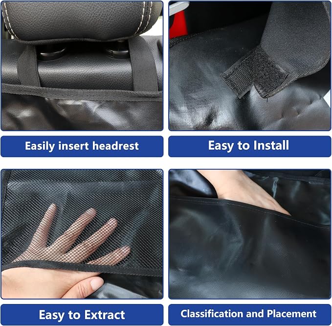 sukemichi Cargo Mat Dog Cargo Liner for 2007-2026 Jeep Wrangler 4 Door,Star | Waterproof oxford material,For 2007-2026 Wrangler JK JL,Nonslip Washable Pet Seat Cover & Anti-Scratch Liner - Image 4