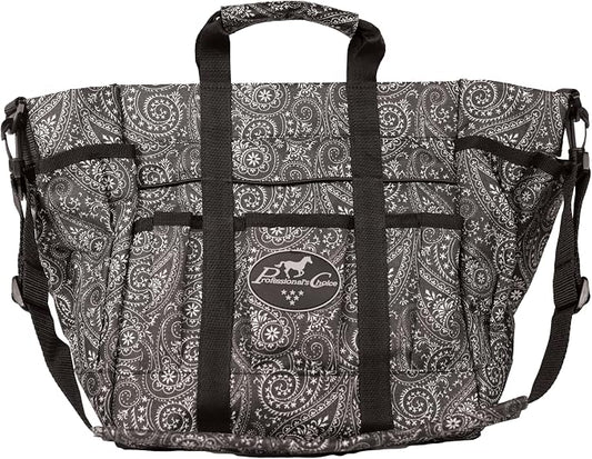 Professional's Choice Tack Tote | Grooming Bag | Paisley/Black by ProfessionalsChoice