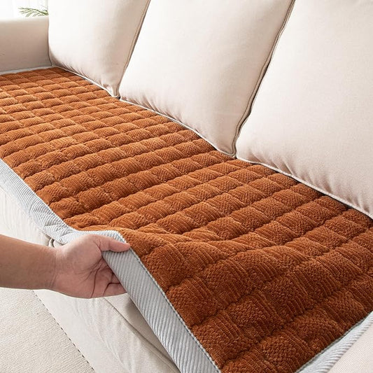 Couch Cover for Dogs Washable,Non-Slip Fuzzy Sofa Covers for Pets | Thick Soft Furniture Protector Fits Loveseat & Sectional,Against Fur&Dirt(Curry, 1pc/27.6"x70.9"/Seat Cover) by Unknown