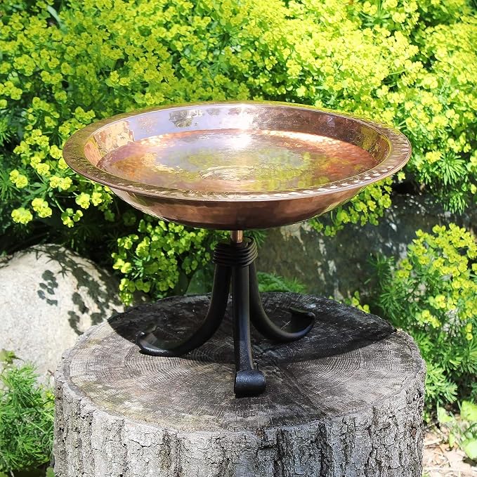 Achla Designs Burnt Copper Birdbath Bowl - Image 7
