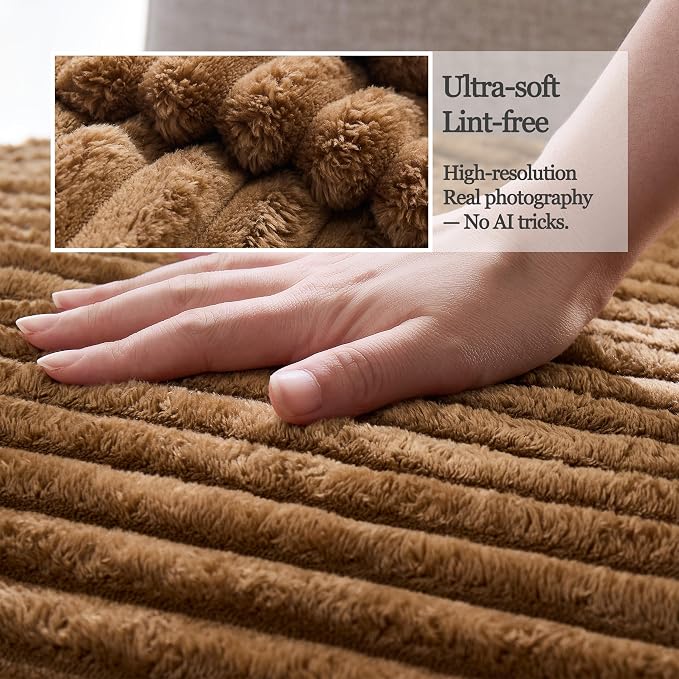100% Waterproof Couch Arm Covers 2pcs, Fuzzy Chair Arm Covers Thick Soft Recliner Chair Armrest Protectors, Non-Slip Couch Armrest Cover Pet mats for Sofa (Coconut, 22" x 22" 2 Pack) - Image 5