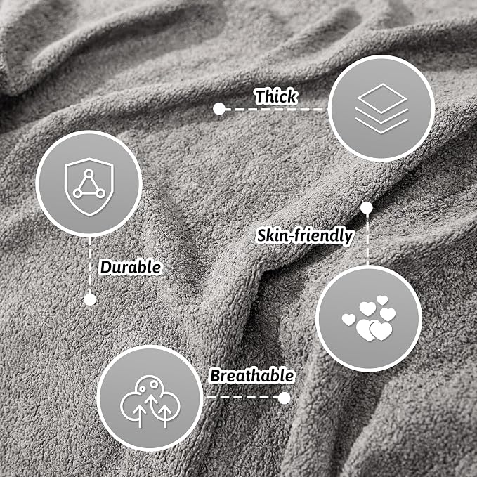 MEETSKY Couch Covers for 3 Cushion Couch Sofa Washable Cat Scratch Proof Sectional Couch Covers L Shape Sofa Cover Slipcovers Couch Furniture Protector for Pets Dogs Kids, 91" x 118", Grey - Image 3