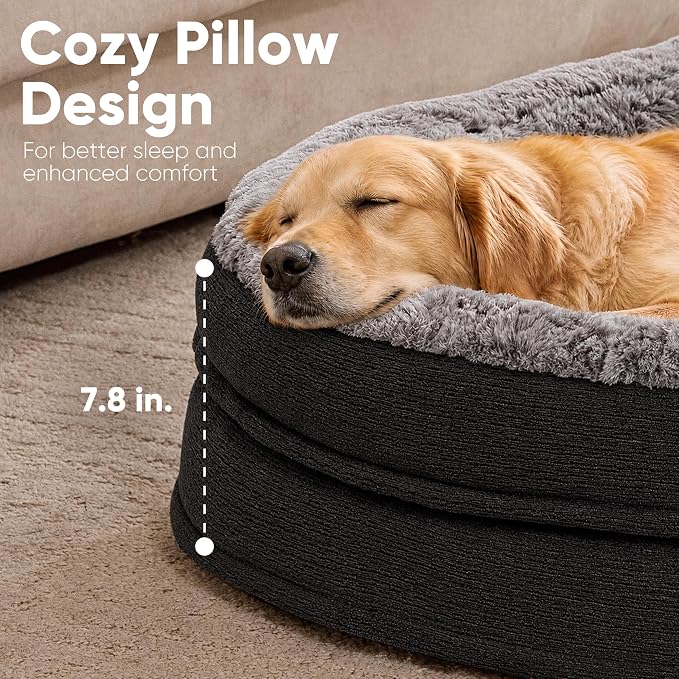 FUKUMARU X-Large Thickened Dog Couch Bed, Orthopedic, Waterproof & Washable | Heavy Duty Dog Sofa with 4" Extra-Thick Egg-Crate Foam, Relieves Joint Pressure, Fully Removable, Fits Extra-Large Dogs - Image 4
