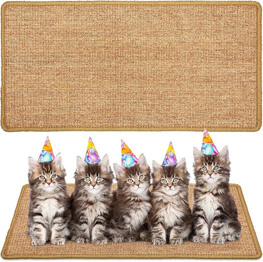 Riakrum 1 Pack Large Cat Scratch Pad Sisal Mat 32 x 16 Inches,Brown by Riakrum