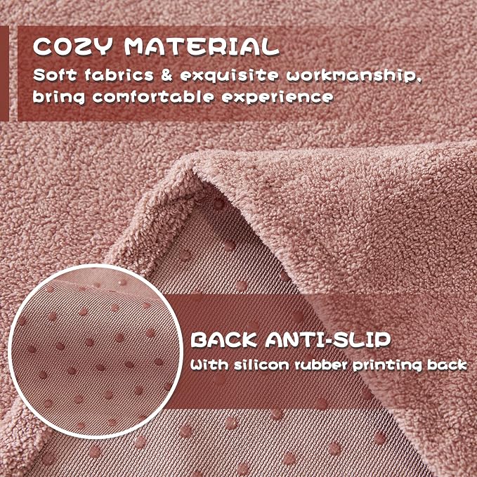 MYSKY HOME Pink Sofa Cover, Couch Covers for Pet, Oversized Couch Covers for 3 Cushion Couch, Thick Durable Sofa Covers for Furniture, Couch Cover,Non Slip Soft Protector, 91" x 150" - Image 7