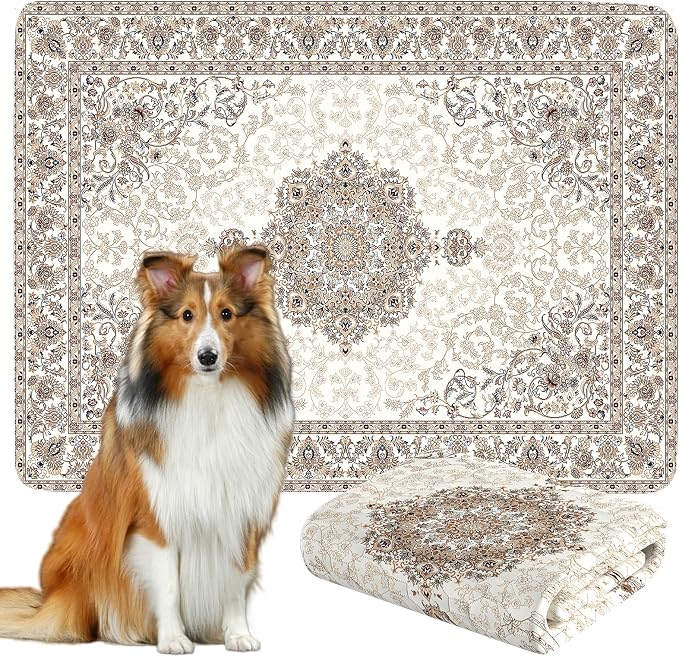 Dogcator Washable Pee Pads for Dogs, Reusable Dog Training Pads. 54''x72'' Super Absorbent Dog Rugs, Non-Slip and Leakproof Pee Mat for Dogs, Large Whelping Pads for Crates and Floors by Dogcator