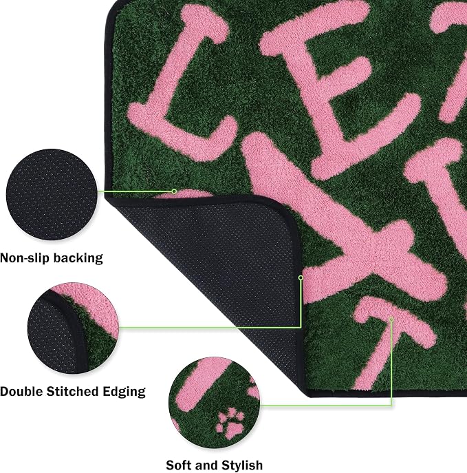 Qeils Reusable Puppy Pads , Washable Pee Pads for Dogs 23" x 36" 2 Pack | Super Absorbent & Leakproof Potty Training Pads, Plush Grass-Look With Non-Slip Backing For Crates, Playpens & Small Pets - Image 3