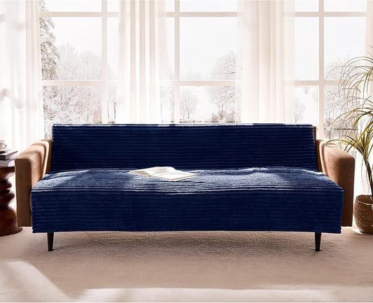 Waterproof Couch Cover for Dogs Non-Slip, Fuzzy Soft Pet Couch Covers for Sofa, Pet Friendly Area Rug Dog Bed Covers Washable Sofa Cover Mat (Navy Blue, 58" x 82" 1 Pack) by Meider