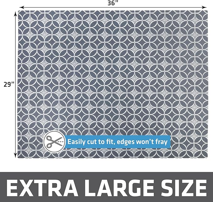 Drymate Cat Litter Box Mat, Litter Trapping Mat, Indigo Grey, 29x36 XL | Waterproof, Urine-Proof, Absorbent, Machine Washable, Soft on Paws, Contains Mess, Protects Floors, Kitten Supplies, USA Made - Image 6
