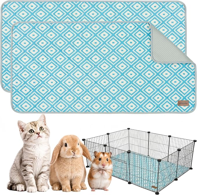 Washable Pee Pads for Dogs , 2 Pack Ultra-Absorbent Reusable Puppy Pads with Waterproof & Non-Slip Backing, Leak-Proof Protection for Dog Training , Crates , Whelping & Playpens ( 24x48 ) by Unknown