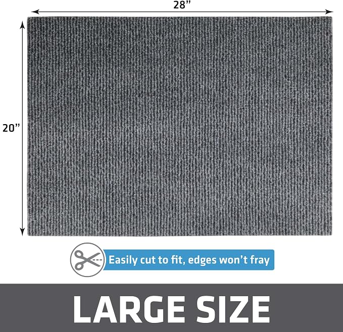 Drymate Cat Litter Box Mat, Litter Trapping Mat, Grey, 20x28 | Waterproof, Urine-Proof, Absorbent, Machine Washable, Soft on Paws, Contains Mess, Protects Floors, Kitten Supplies, USA Made - Image 6