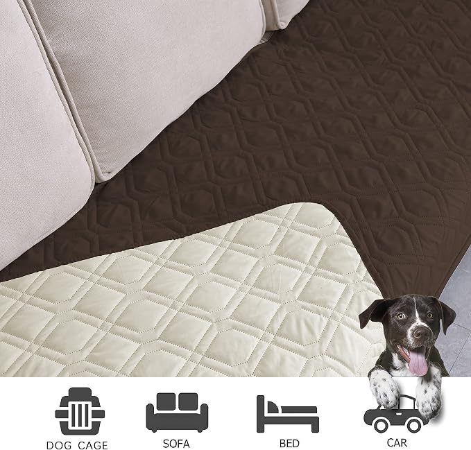Ameritex Waterproof Dog Bed Cover Pet Blanket for Furniture Bed Couch Sofa Reversible - Image 5