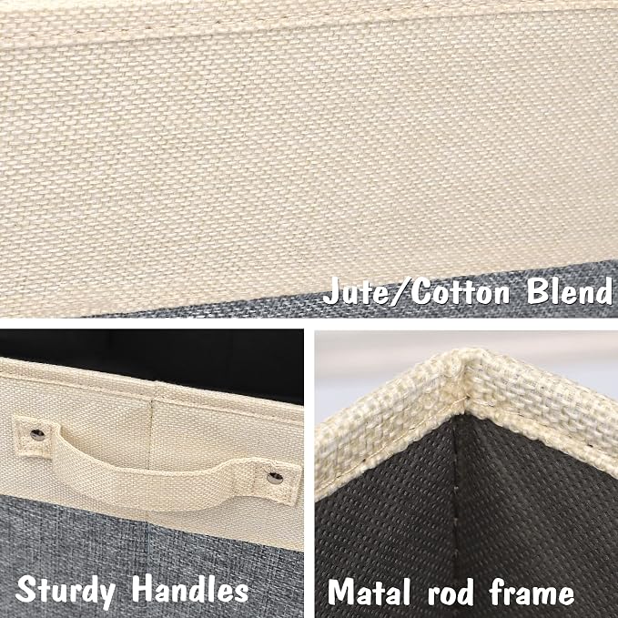PET ARTIST Personalized Dog Toy Bin for Dog Toys Accessories - Foldable Dog Toy Basket Storage Box for Pet Toys,Dog Coat, Upgrade Grey, M:15''(38cm)*11''(28cm)*9''(23cm) - Image 7