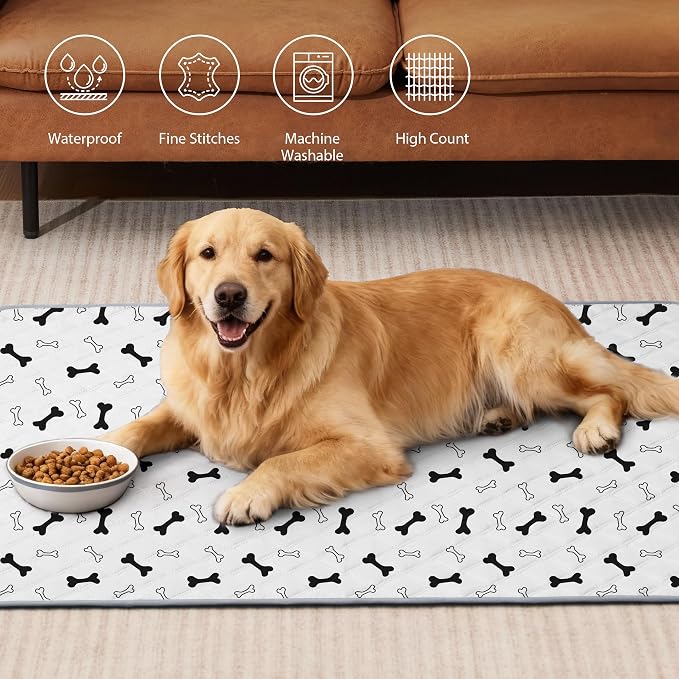 Eterish Reusable Washable Pee Pads for Dogs Large/Extra Large 36'' x 41'' 2 Pack, Absorbent Pet Puppy Dog Training Pads Non-Slip, Waterproof Whelping Potty Pads for Dogs Leak-Proof - Image 2