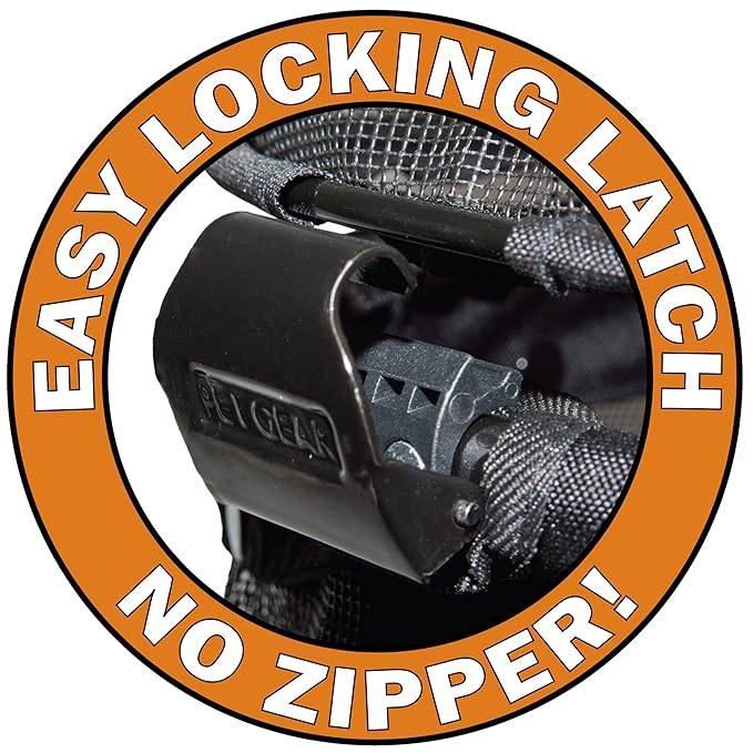 Pet Gear No-Zip Happy Trails Lite Pet Stroller for Cats/Dogs, Zipperless Entry, Easy Fold with Removable Liner, Safety Tether, Storage Basket + Cup Holder, 3 Colors