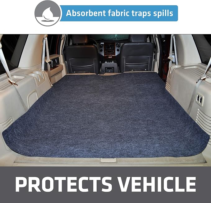 Drymate Cargo Liner Mat (60” x 72”), Dog Seat Cover, Trunk Liner, Absorbent, Waterproof, Machine Washable, Protects Vehicle Interior, for SUVs, Trucks, Vans, Cars (Made in The USA) - Image 2