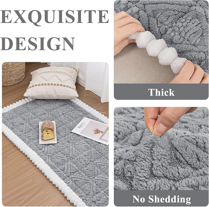 Grey Pet Couch Cover for Dog, 27.6''x82.7'' Sofa Cover Protector | Washable Soft Non Slip Sofa Slipcover for 3 Cushion Couch, Fuzzy Sofa Pad Pet Friendly Dog Bed Mat for Couches - Image 2